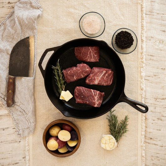 Good Ranchers fresh Flat Iron steak.